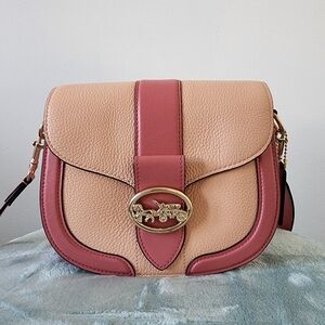 Coach Elegant Pink and Tan Women's Bag